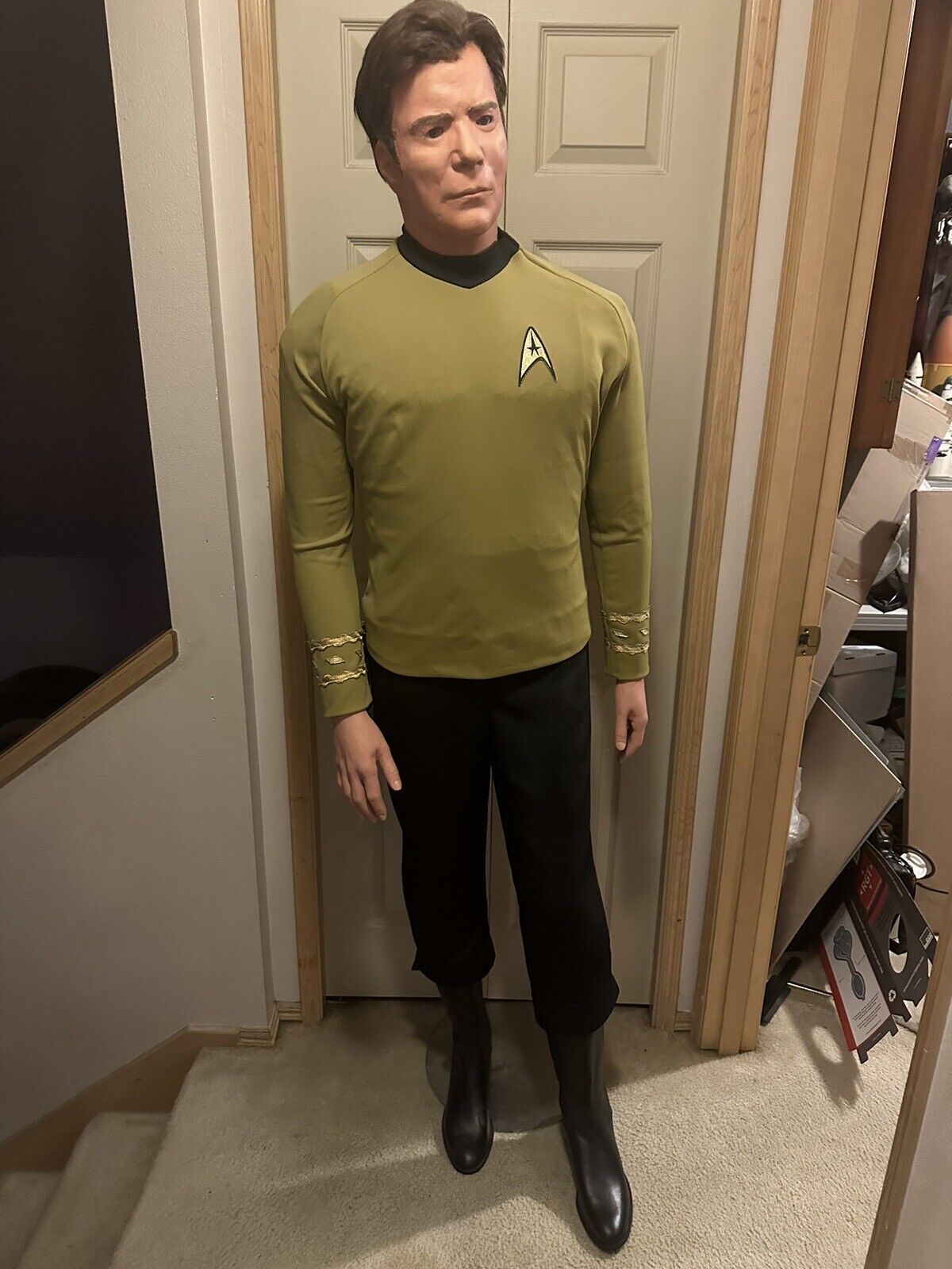 Lifesize Star Trek Captain Kirk figure 