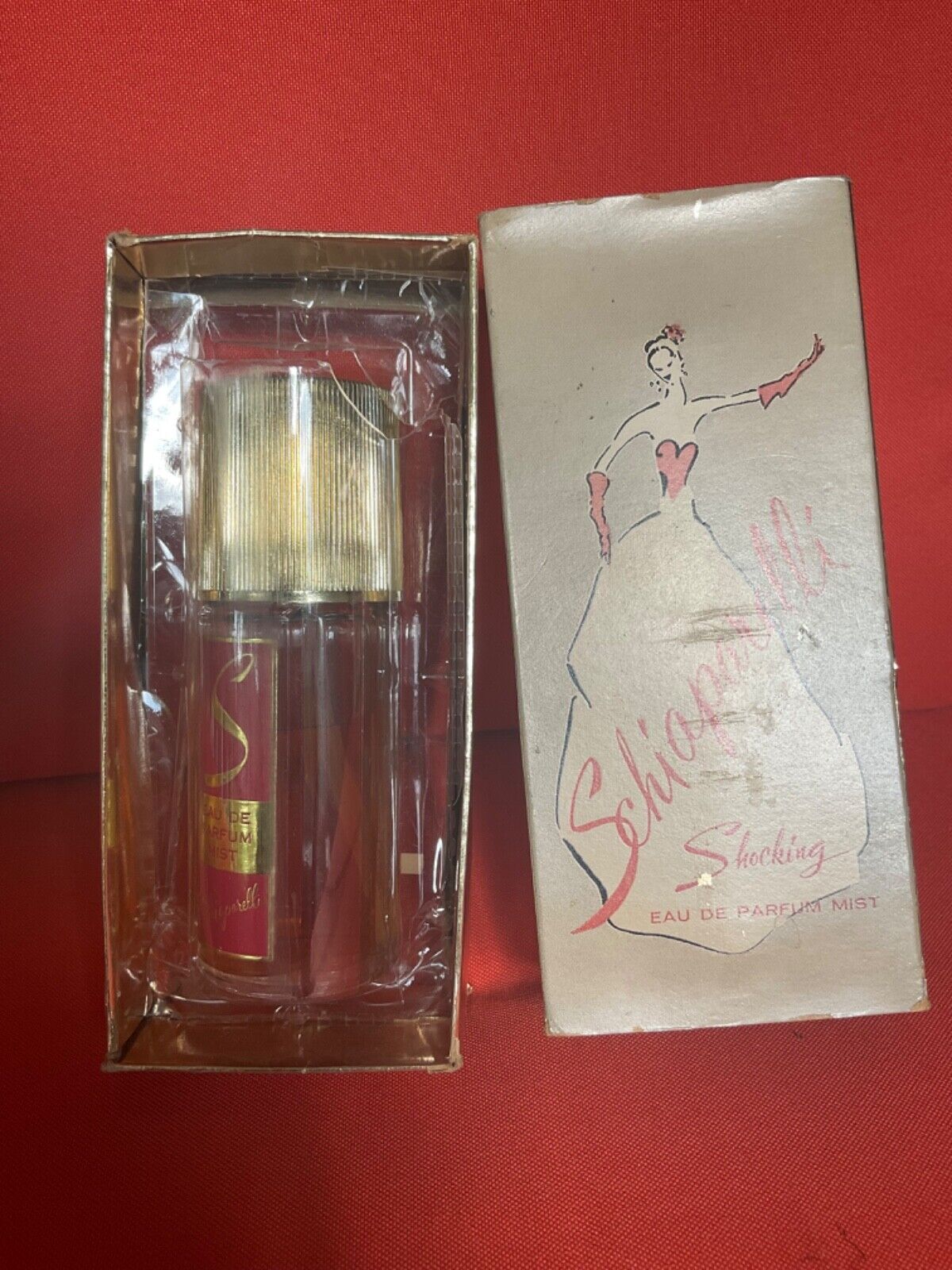 Shocking by Schiaparelli Paris Vintage Eau de Parfum Mist 3 oz RARE w/box
