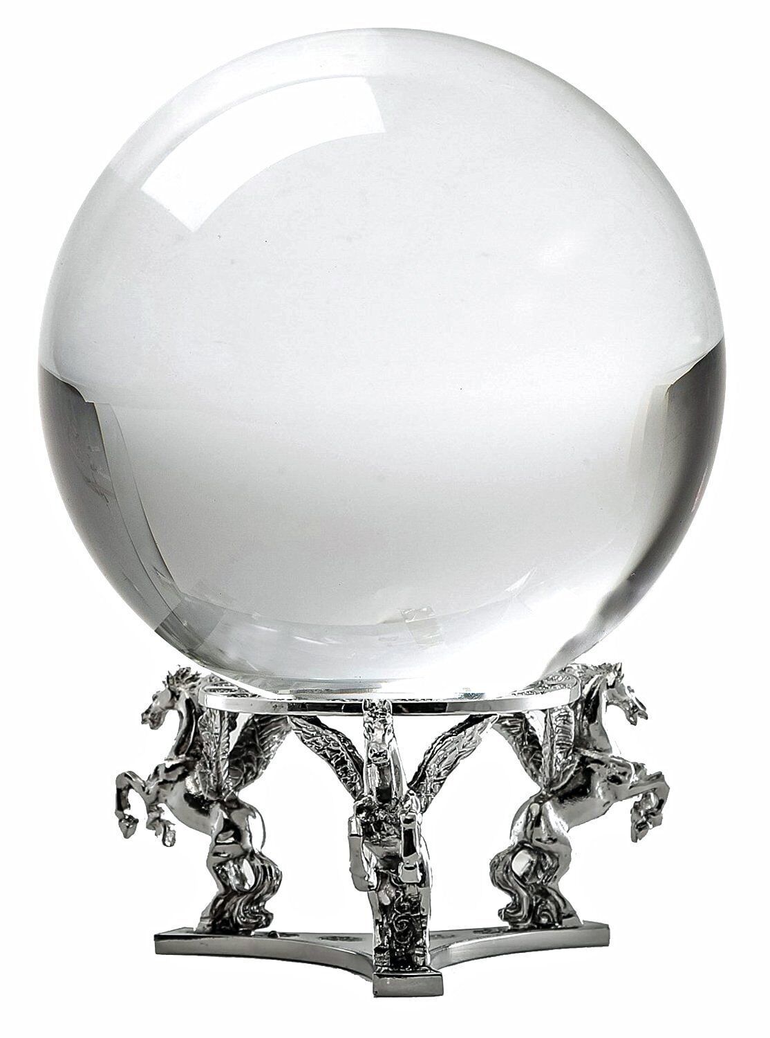 Amlong Crystal Clear Clear Crystal Ball 130mm (5 inch) Including Silver Pegas...