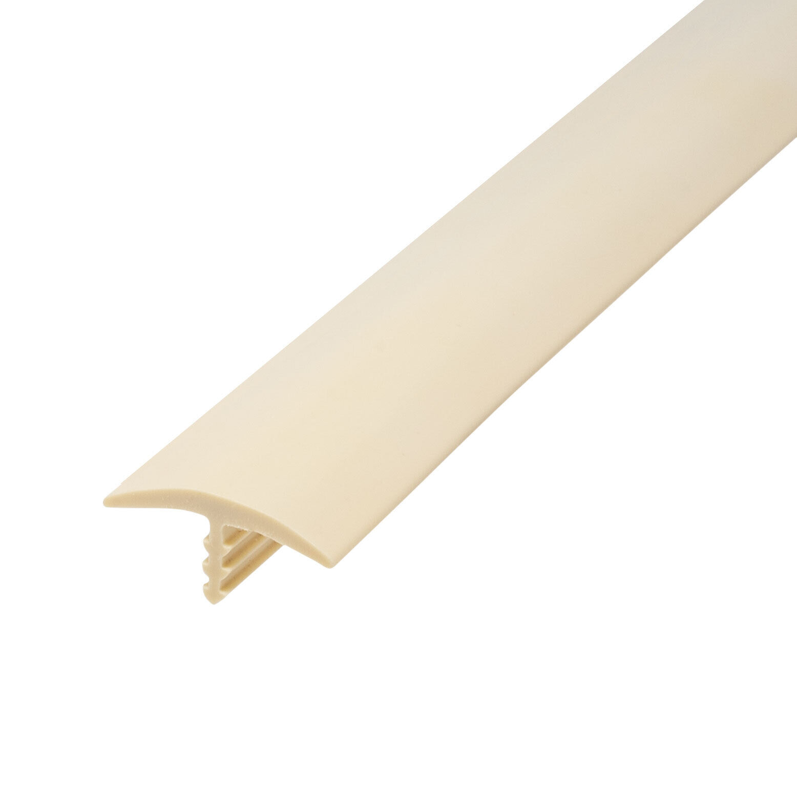 1 Inch Almond Flexible Polyethylene Center Barb Tee Moulding 250 Foot Coil