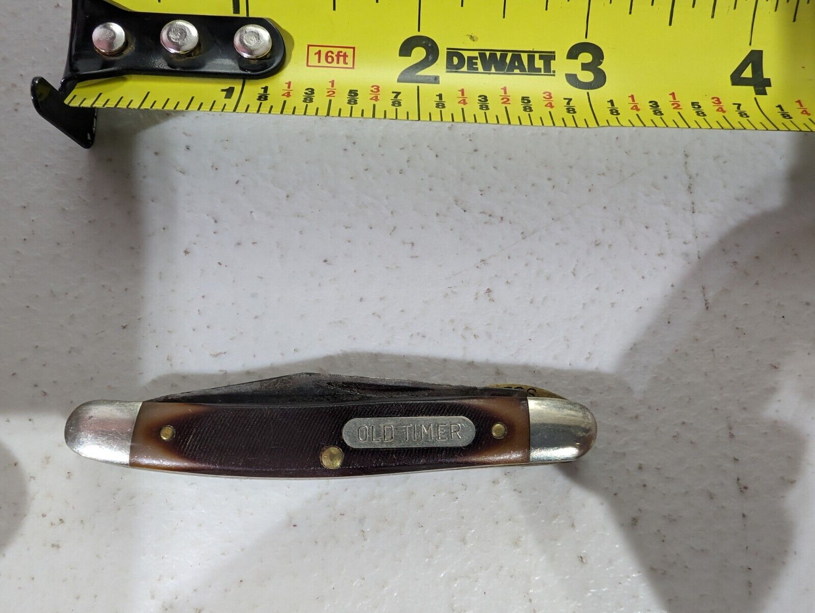 AUTHENTIC SCHRADE OLD TIMER SINGLE BLADE FOLDING LOCKING POCKET KNIFE 