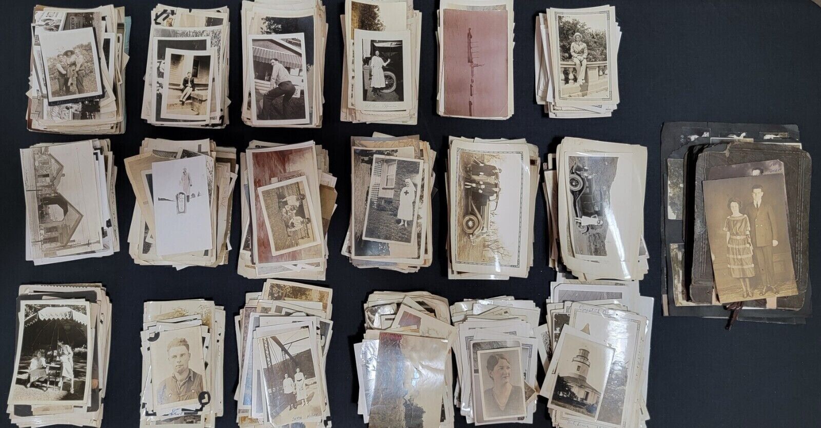 1900-1930\'s Vintage Photo Lot - Huge Collection - 1,900+ Photographs Snapshots