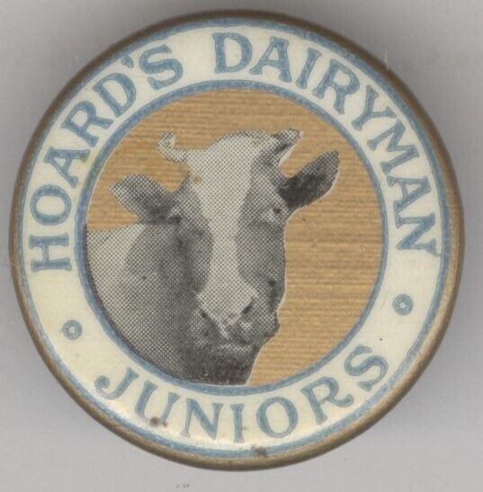 1940s Hoard's Dairyman Juniors Pin-Back Button 7/8