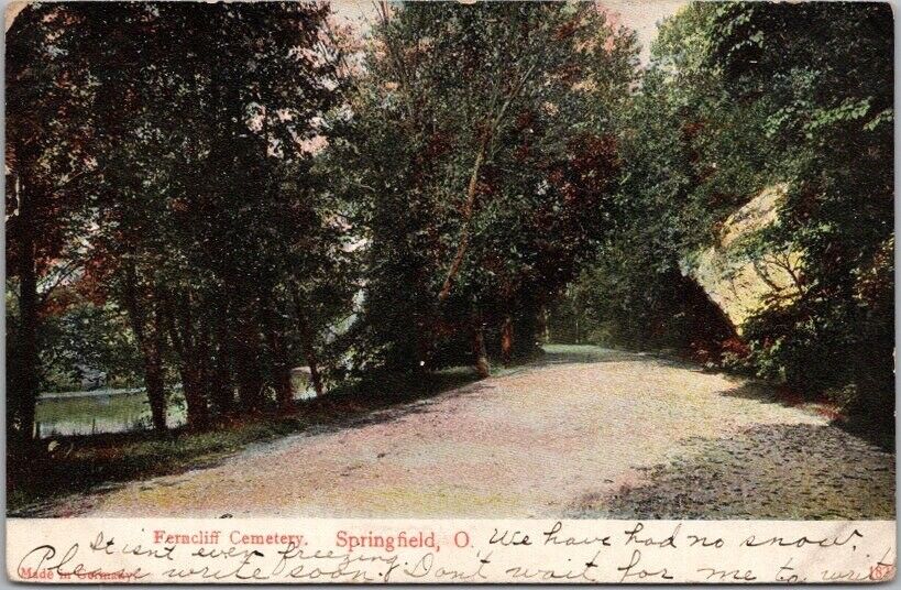 SPRINGFIELD, Ohio Postcard \