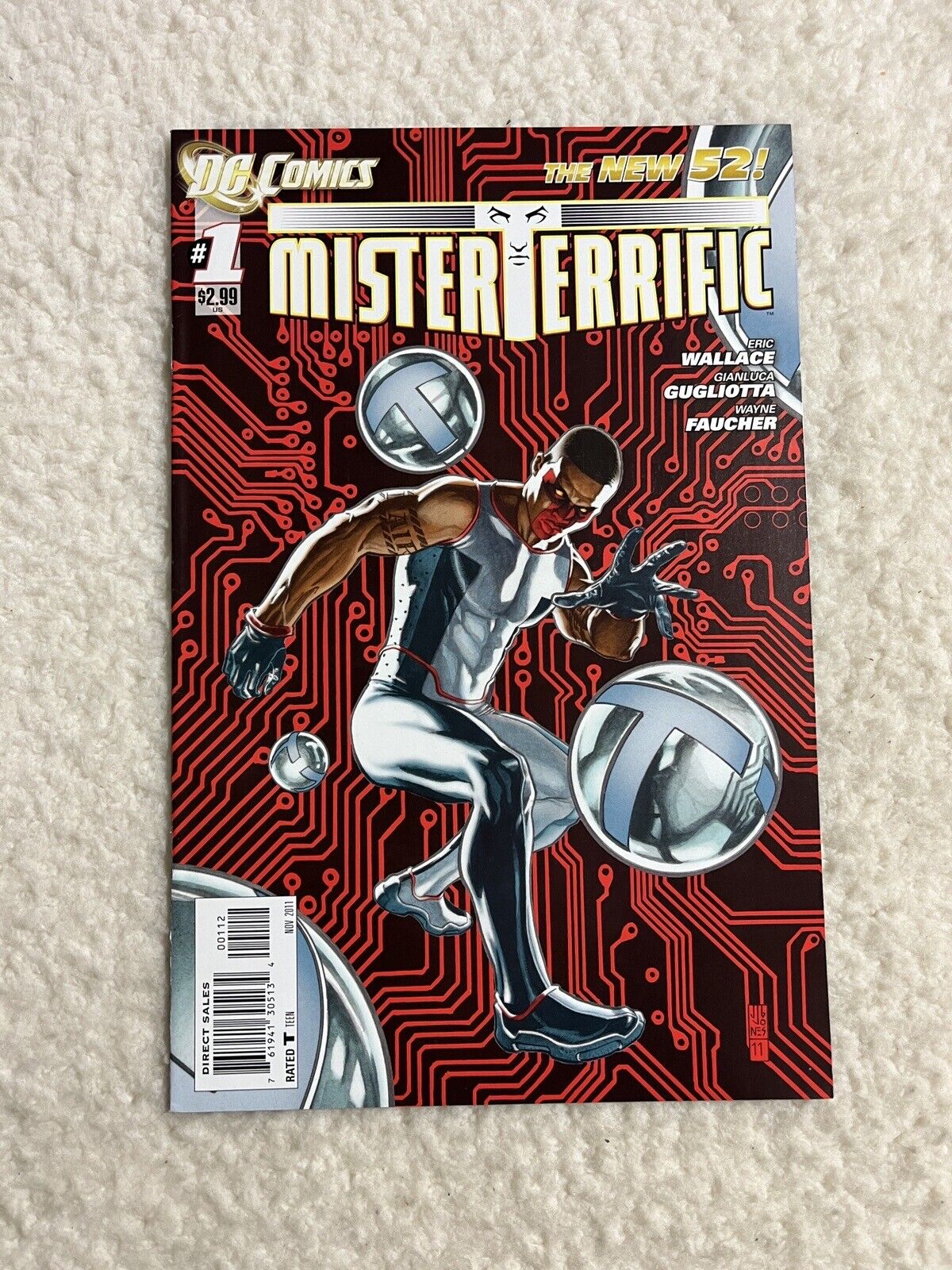 Mister Terrific #1 DC Comics 2011 New 52 Mr. 2nd Print
