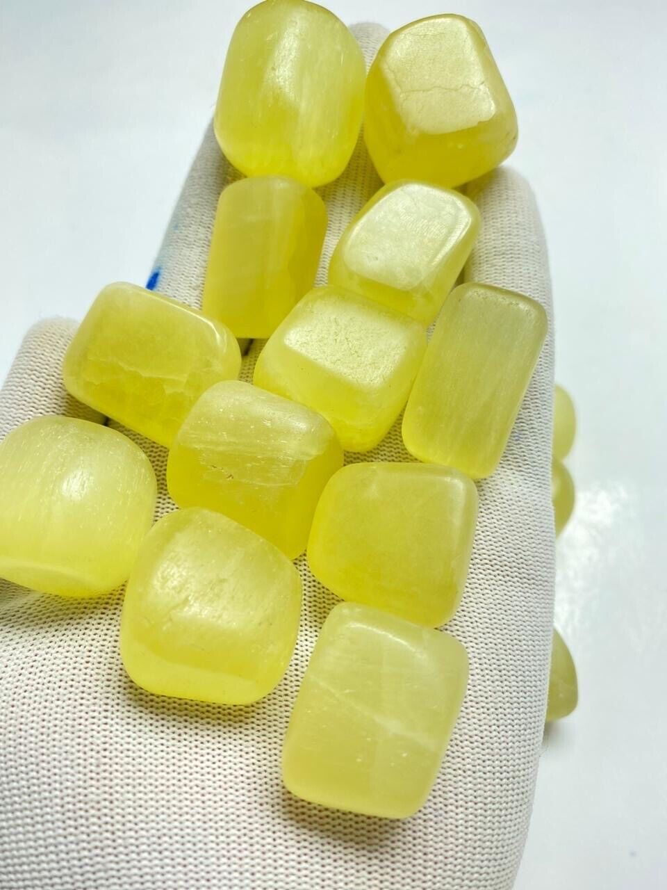 Stunning Lemon Calcite Tumbals Origin Pakistan 