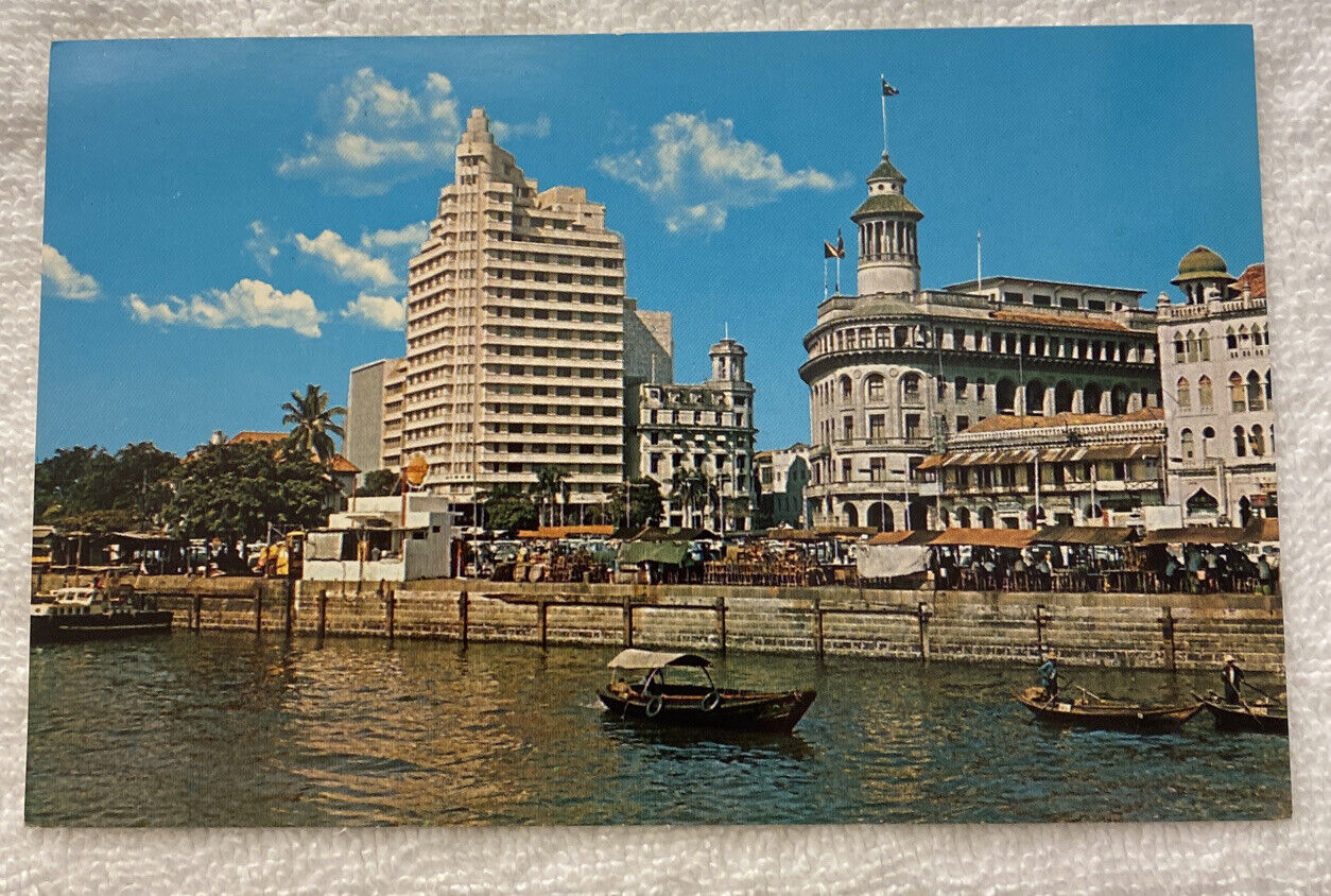 Postcard Singapore Waterfront Skyline 50A-867F