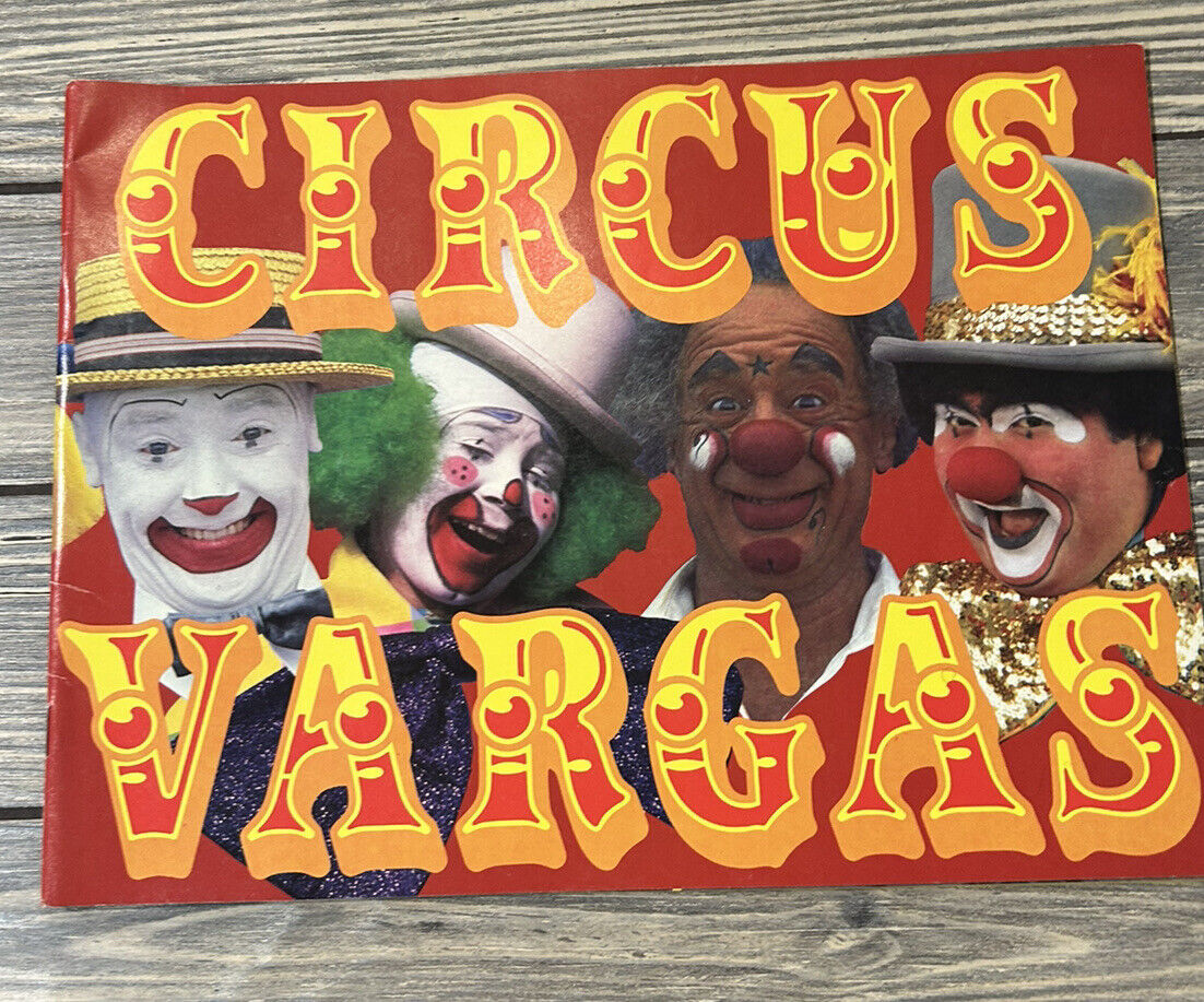 Vintage 1987 Circus Vargas Americas Largest Traveling Tented Circus Program Book