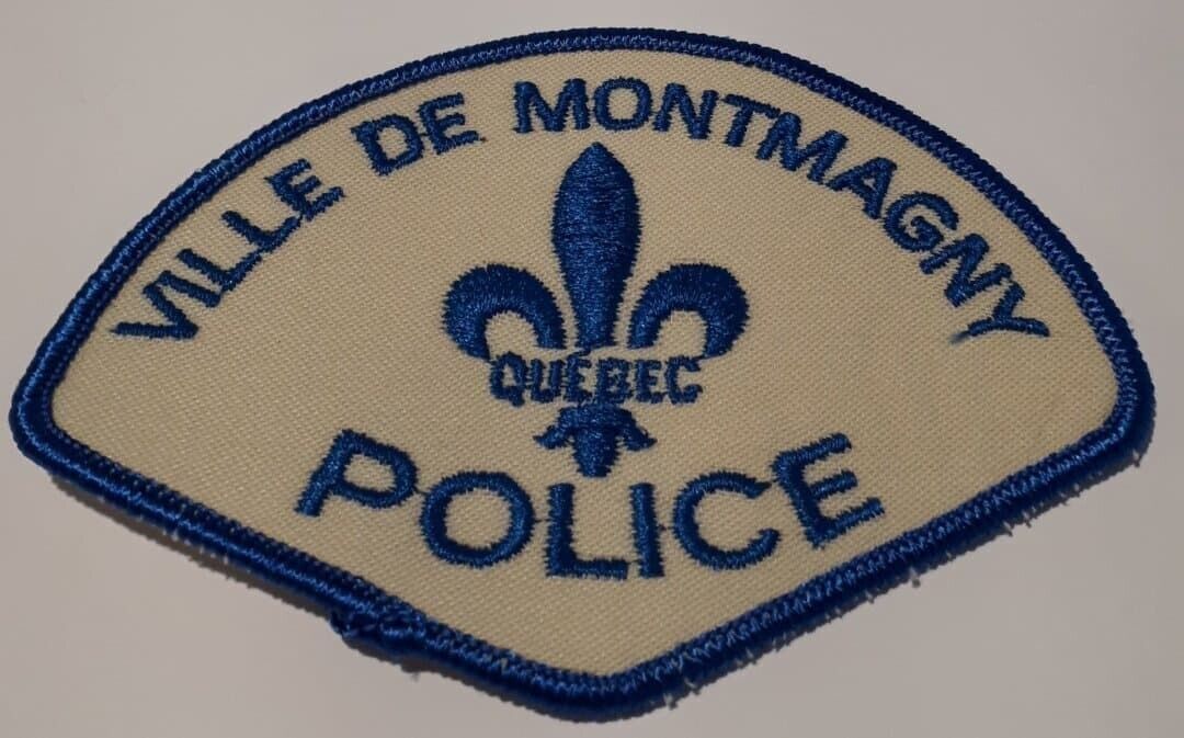 Montmagny Quebec BNQ Canada Vintage Police Patch