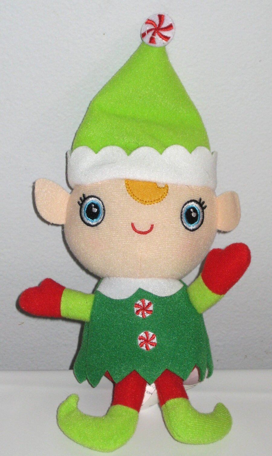 Where Is Little Elf Replacement Plush Jingle Rattle Green 6\