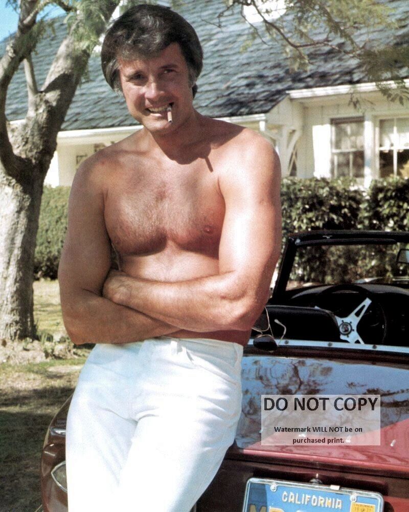 ACTOR LYLE WAGGONER PIN UP - 8X10 PUBLICITY PHOTO (DA988)