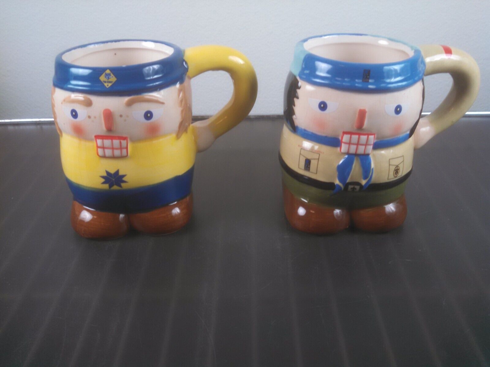 Vintage Boy Scouts Cub Scouts of America Scout Coffee Mugs Lot of 2