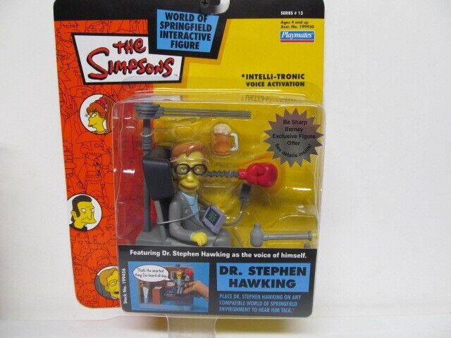 The Simpsons - Dr. STEPHEN HAWKING   Interactive Figure w/ Accessories