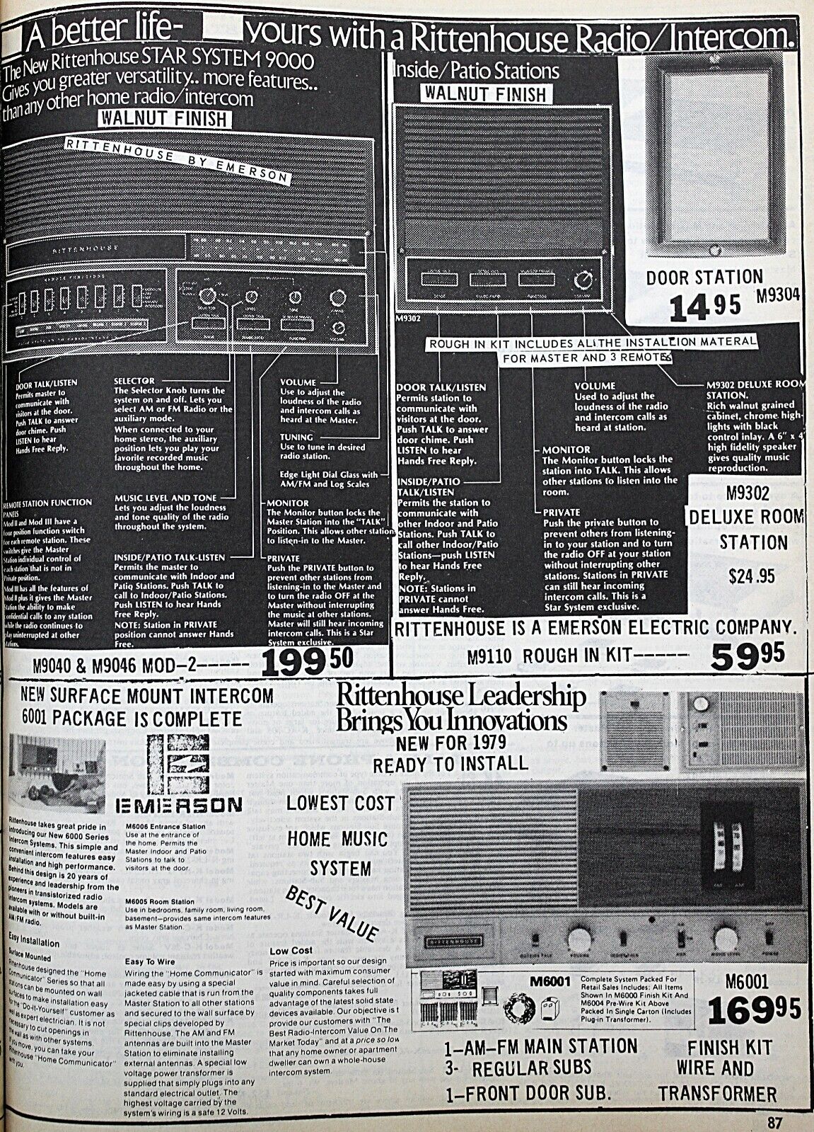 McGee Radio Co Electronics Catalog for 1979 TV Stereos, Components ++ #2