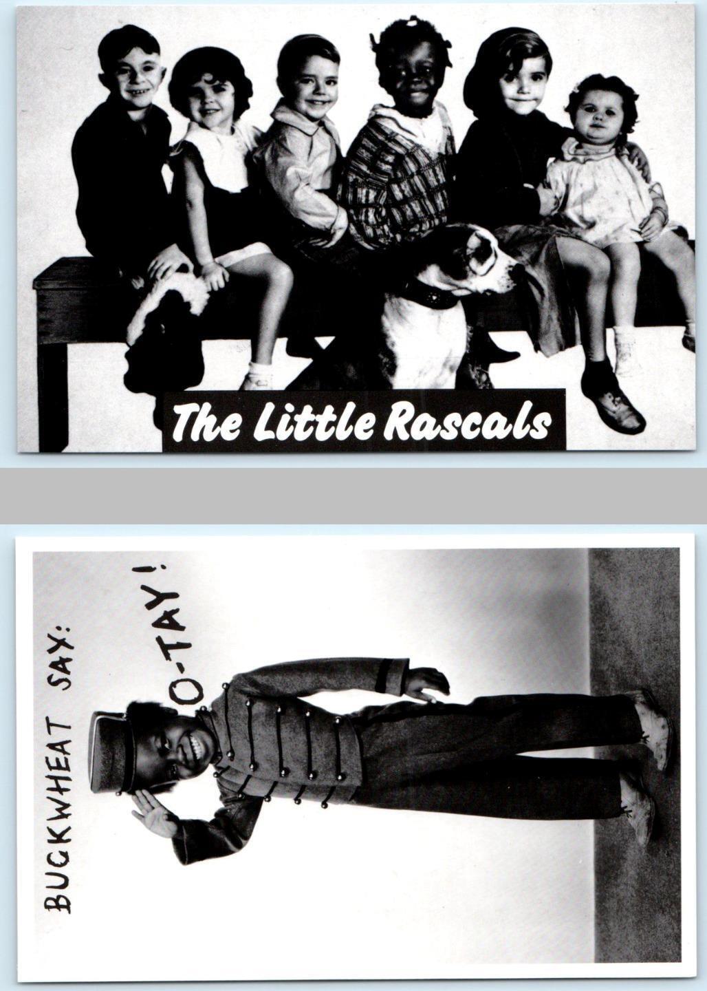 2 Postcards THE LITTLE RASCALS Cast & BUCKWHEAT (William Thomas) 4\
