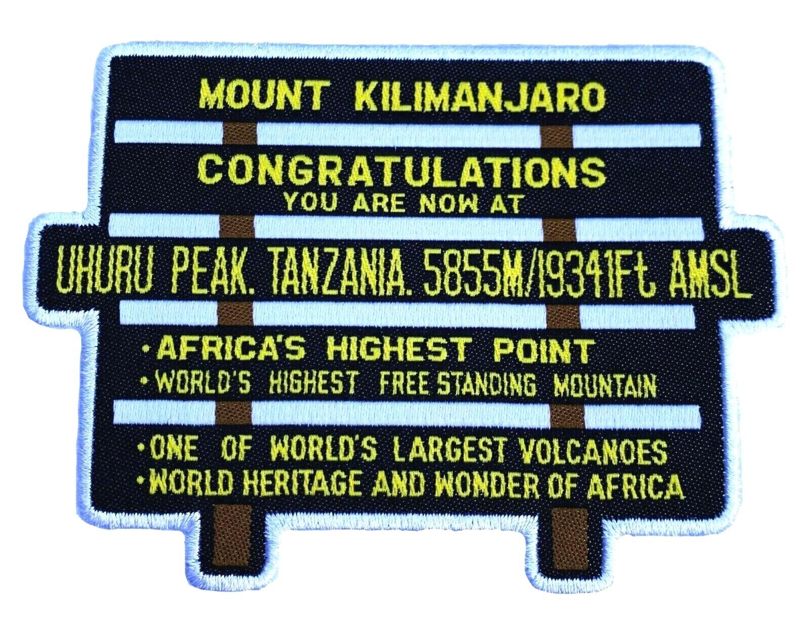 Mount Kilimanjaro Patch Uhuru Peak Tanzania (3.5\