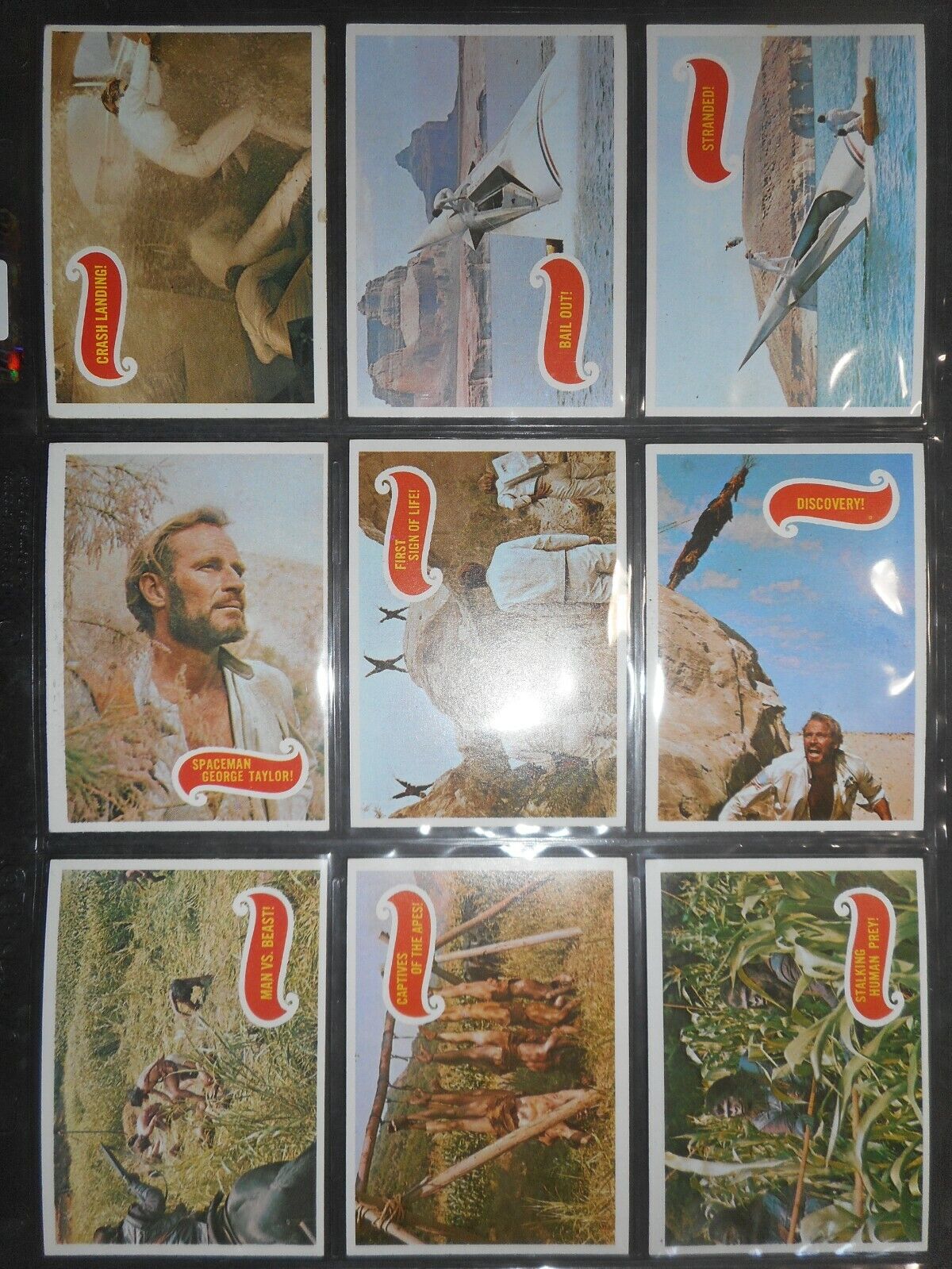 1968 PLANET OF THE APES COMPLETE(44) CARD SET TOPPS *HIGH GRADE*