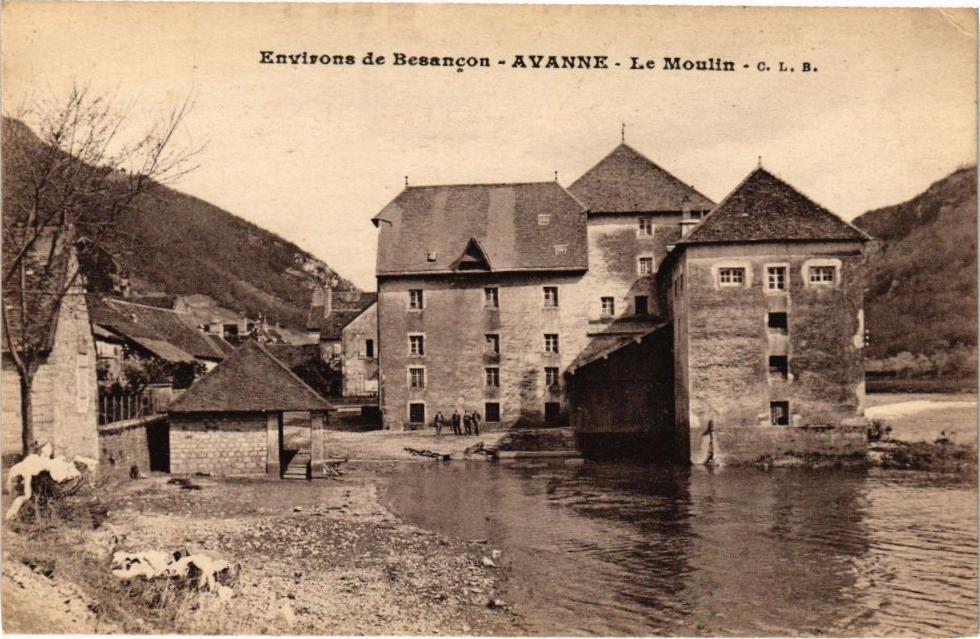 CPA Environs de BESANCONs - AVANNE - Le Moulin (183169)