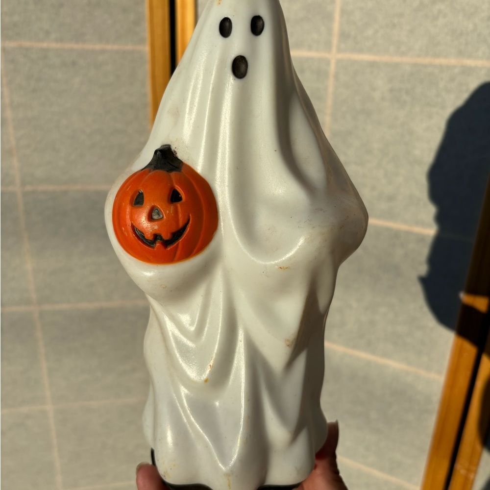 Vintage 1995 Empire Ghost Blow Mold Halloween Pathway Light Topper 9\