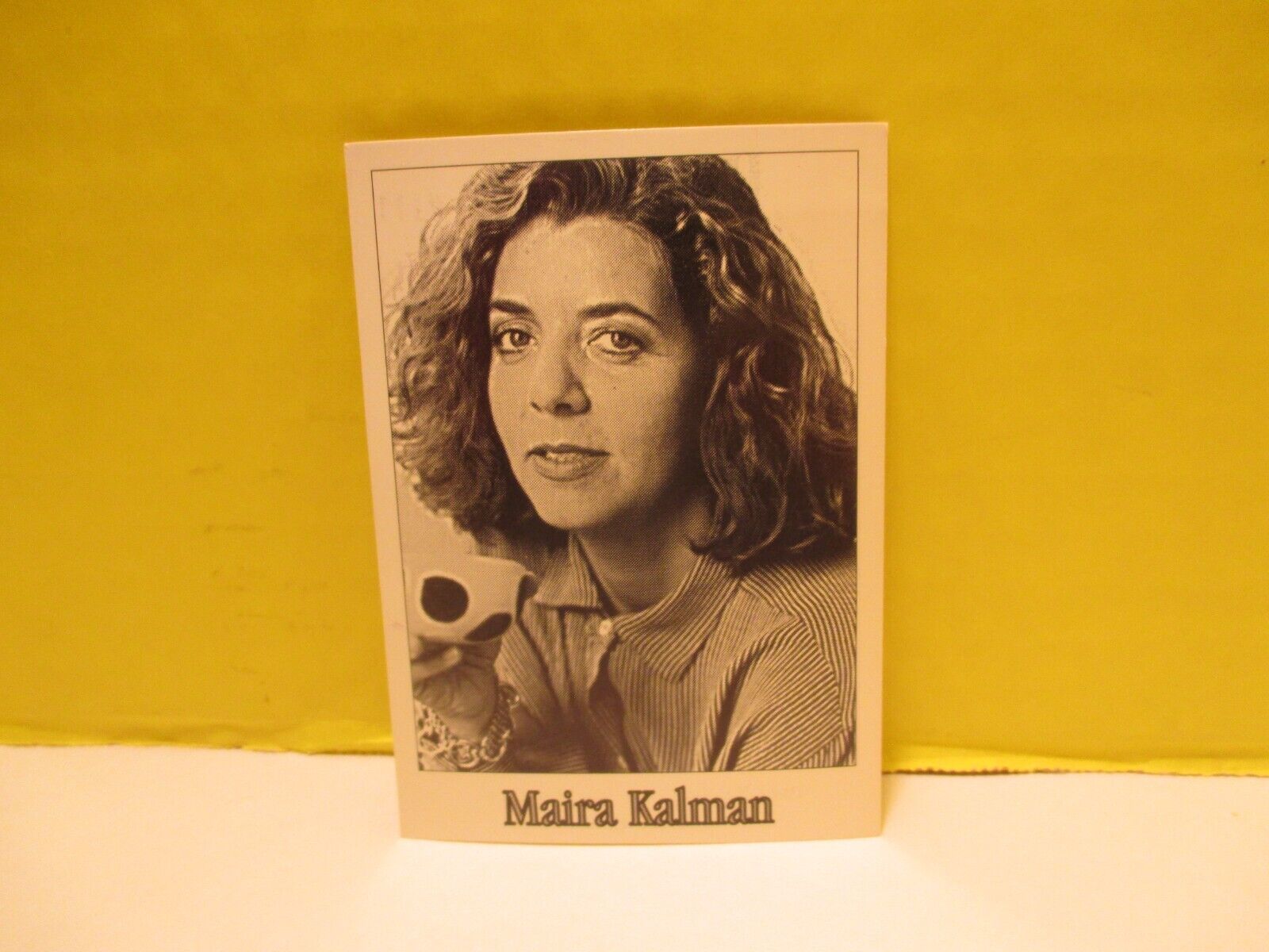 Booksmith Author Trading Card #111 MAIRA KALMAN 1995 for SWAMI ON RYE