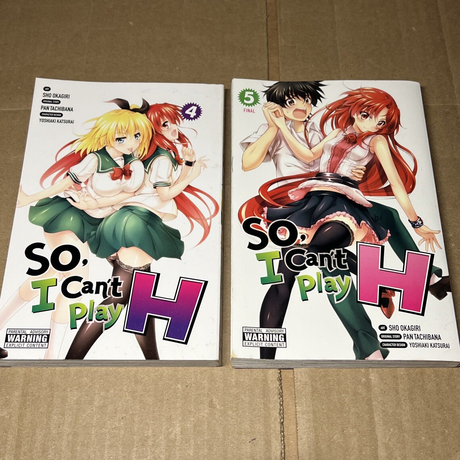 Lot Of 2 - So, I Can't Play H - Vol. 4&5 English Manga 