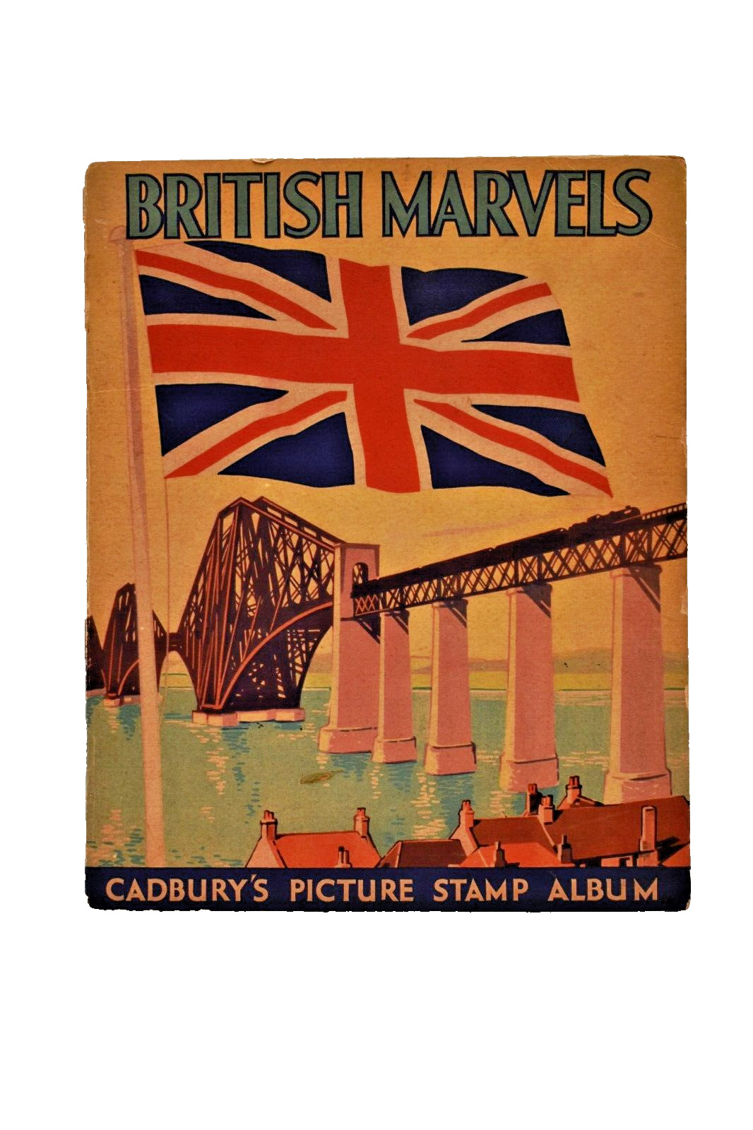 Vintage British Marvels Cadburys Picture Stamp Album Product British Dominions