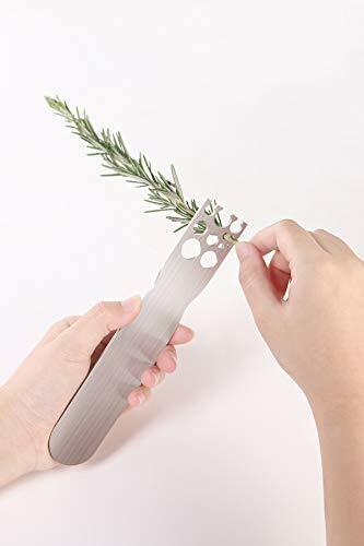 Herb Prepper Vegetable Leaf Remover For Large and Small Herbs Herb Stripper, Sta