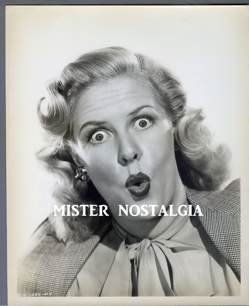 Vintage Photo 1946 Janis Carter One Way To Love hilarious photo