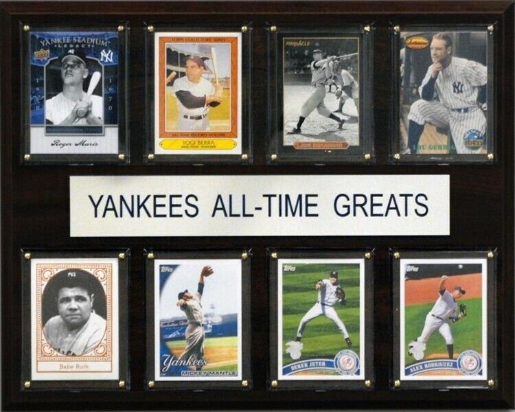 C & I Collectables 1215ATGNYY MLB New York Yankees All-Time Greats Plaque