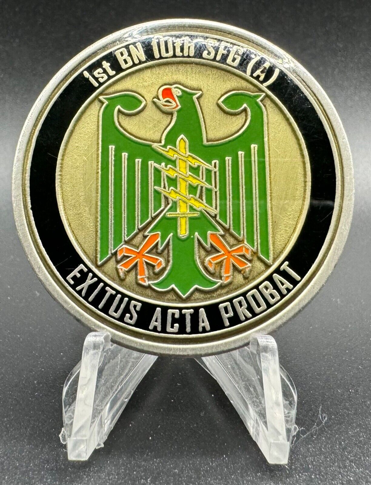 1st BN 10th Special Forces Group (A) Detachment Alpha Military GE Challenge Coin