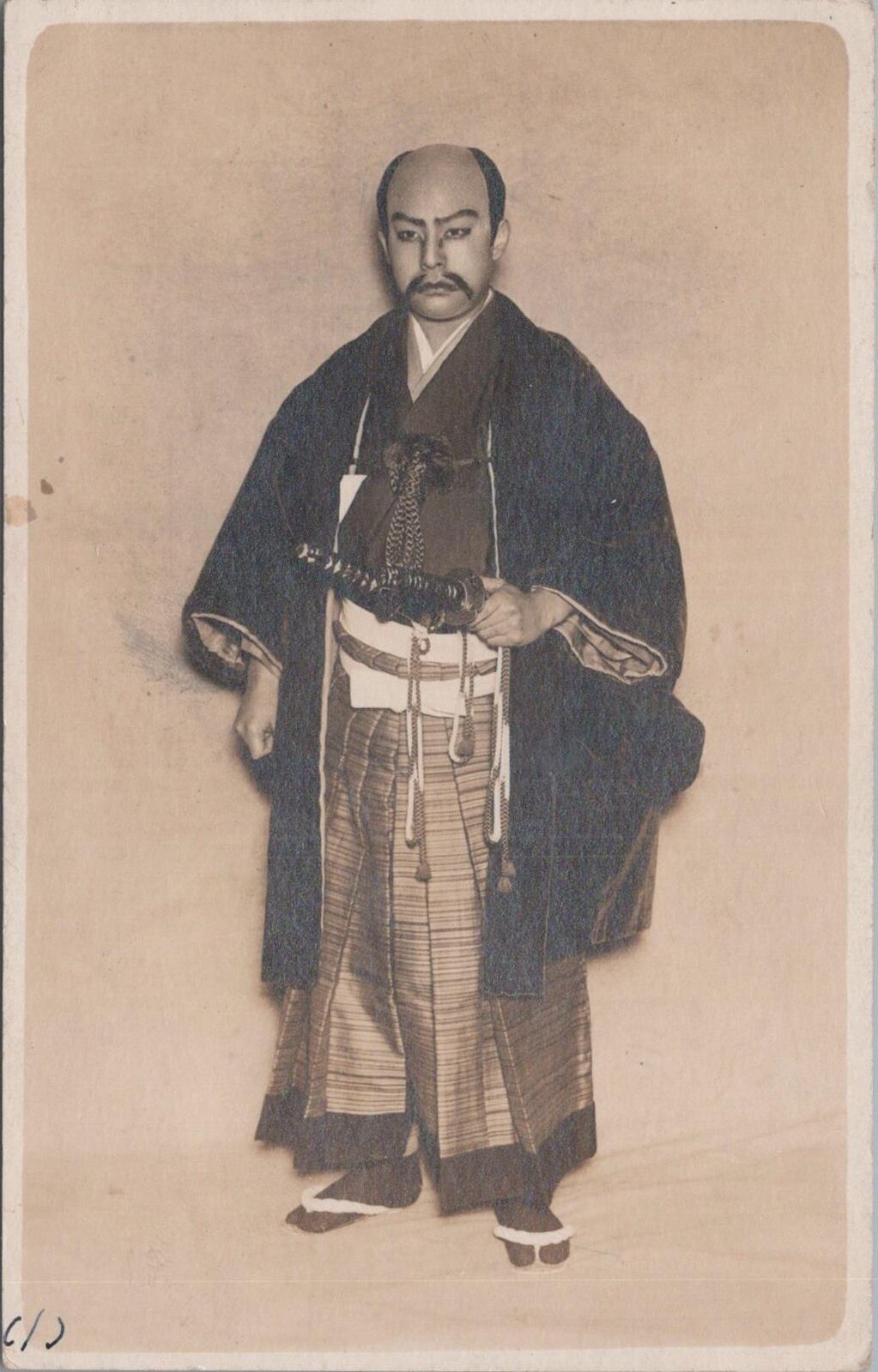 RPPC Postcard Japan Man Japanese Tradition Dress Costume #1  