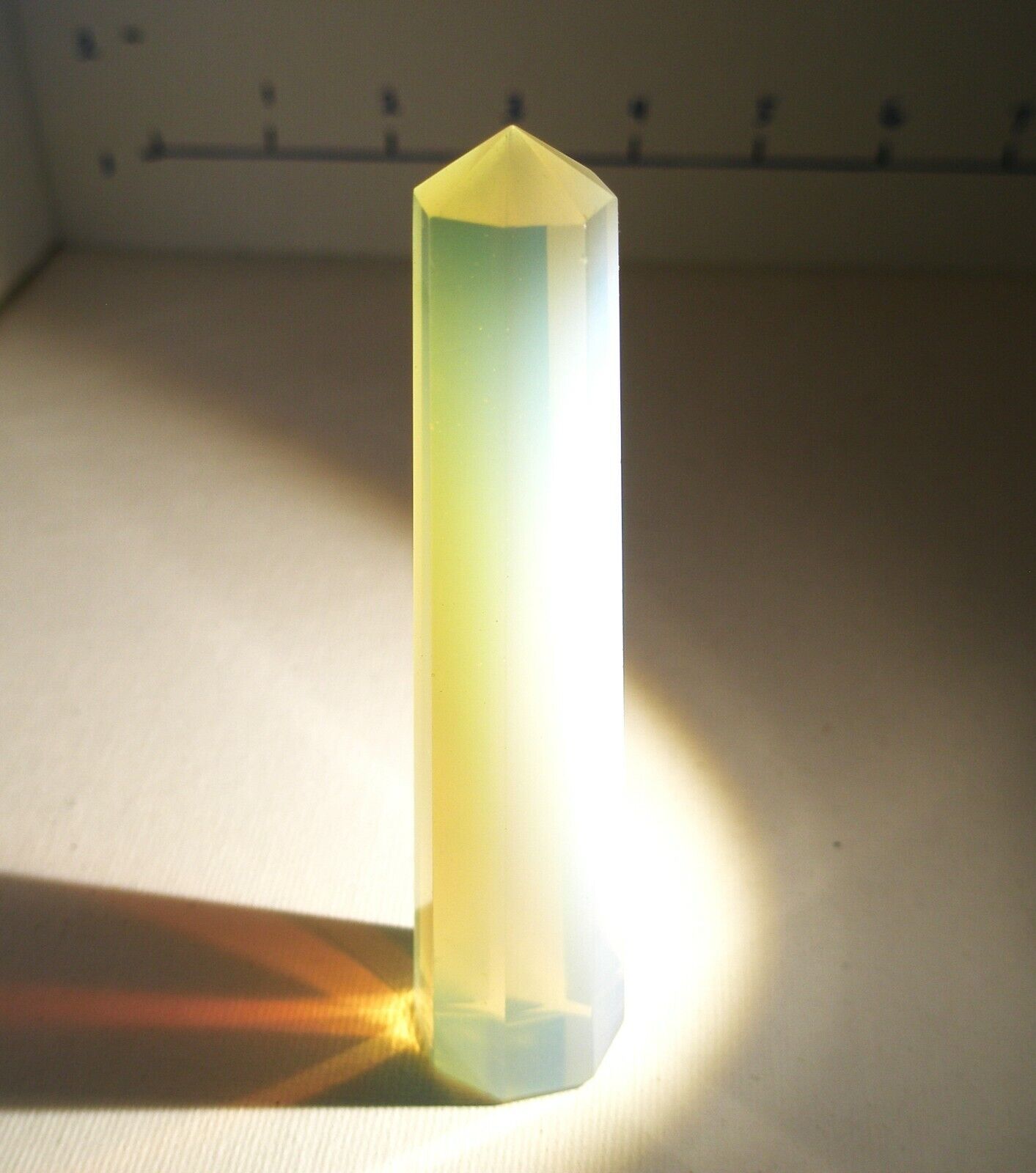 Beautiful Large Opalite Obelisk Tower Point (3-oz. or more and 4-in. long) New