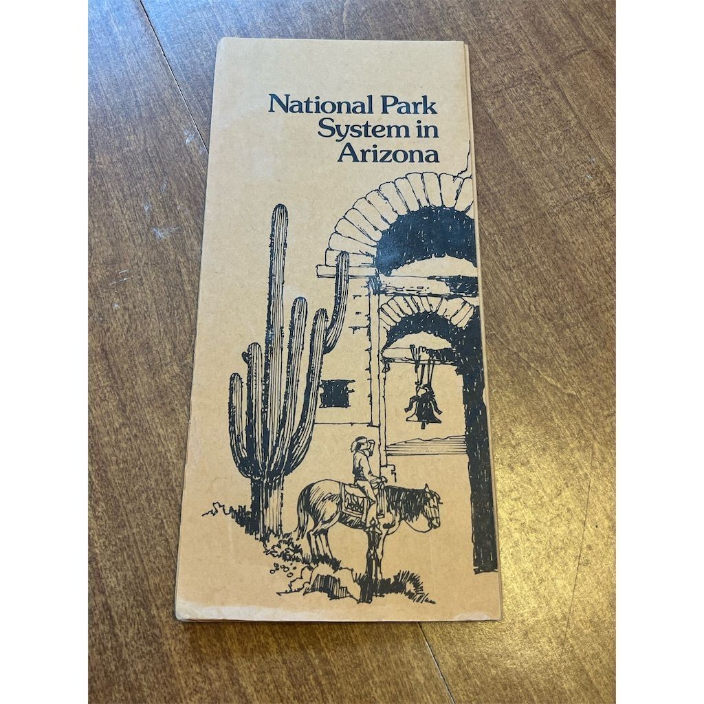 1977 National Park System in Arizona Vintage Brochure