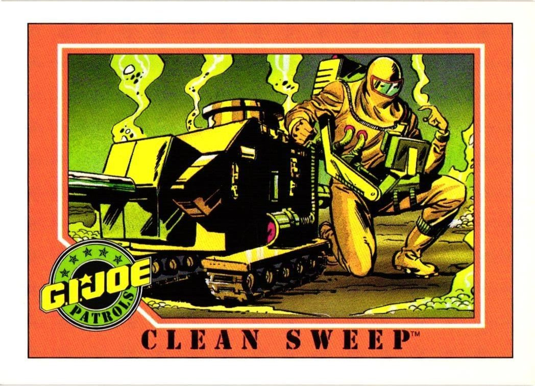1991 Impel G. I. Joe Patrols Eco Warriors Clean Sweep
