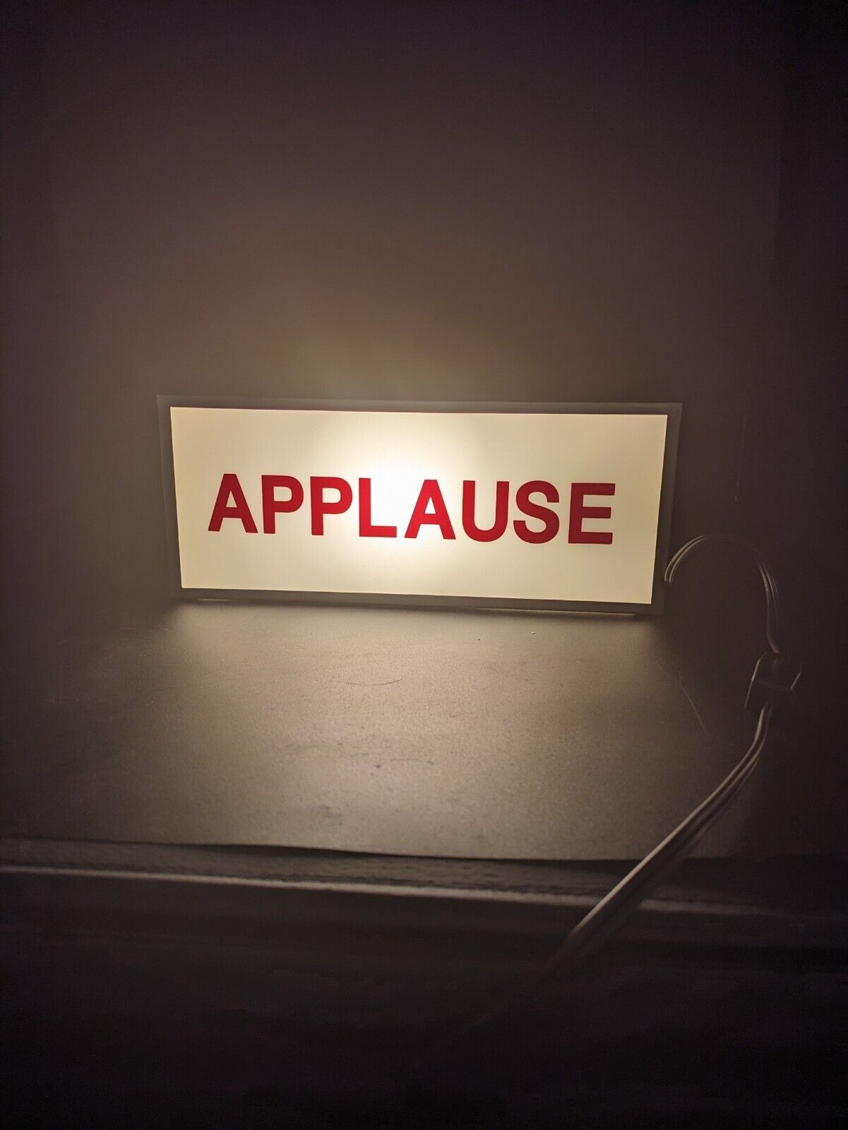 Applause Wall Hanging LED Light, Studio Lamp For Movie Theater Room & Home Decor