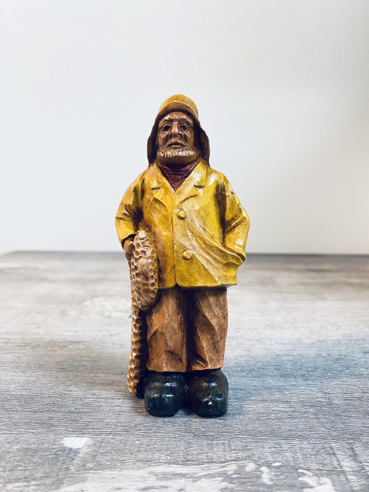 Vintage Sea Captain Figurine - Resin - 5.5 inches tall