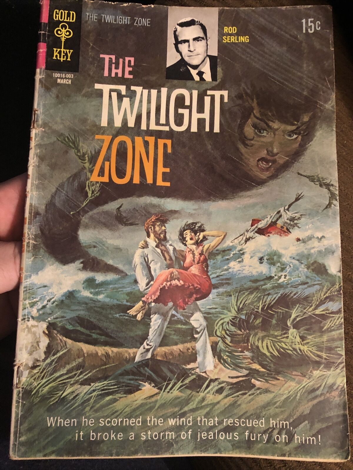 The Twilight Zone #32 March 1970. Vintage Gold Key Comic Book. Rod Sterling