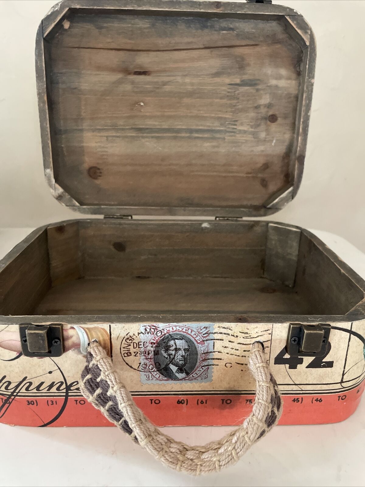 December 23, 1909 Keepsake Suitcase Box