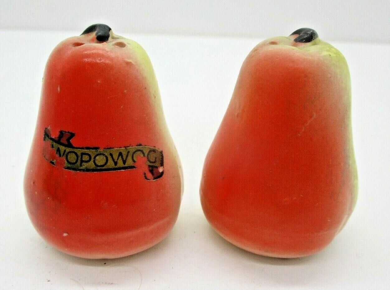 Vintage Pear Salt and Pepper Shakers Wopowog CT