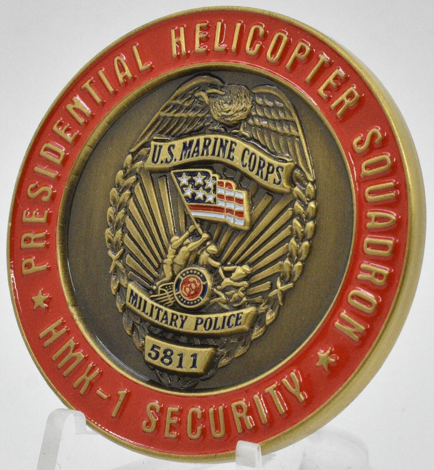 HMX-1 Security USMC PRESIDENTIAL HELICOPTER SQUADRON CHALLENGE COIN