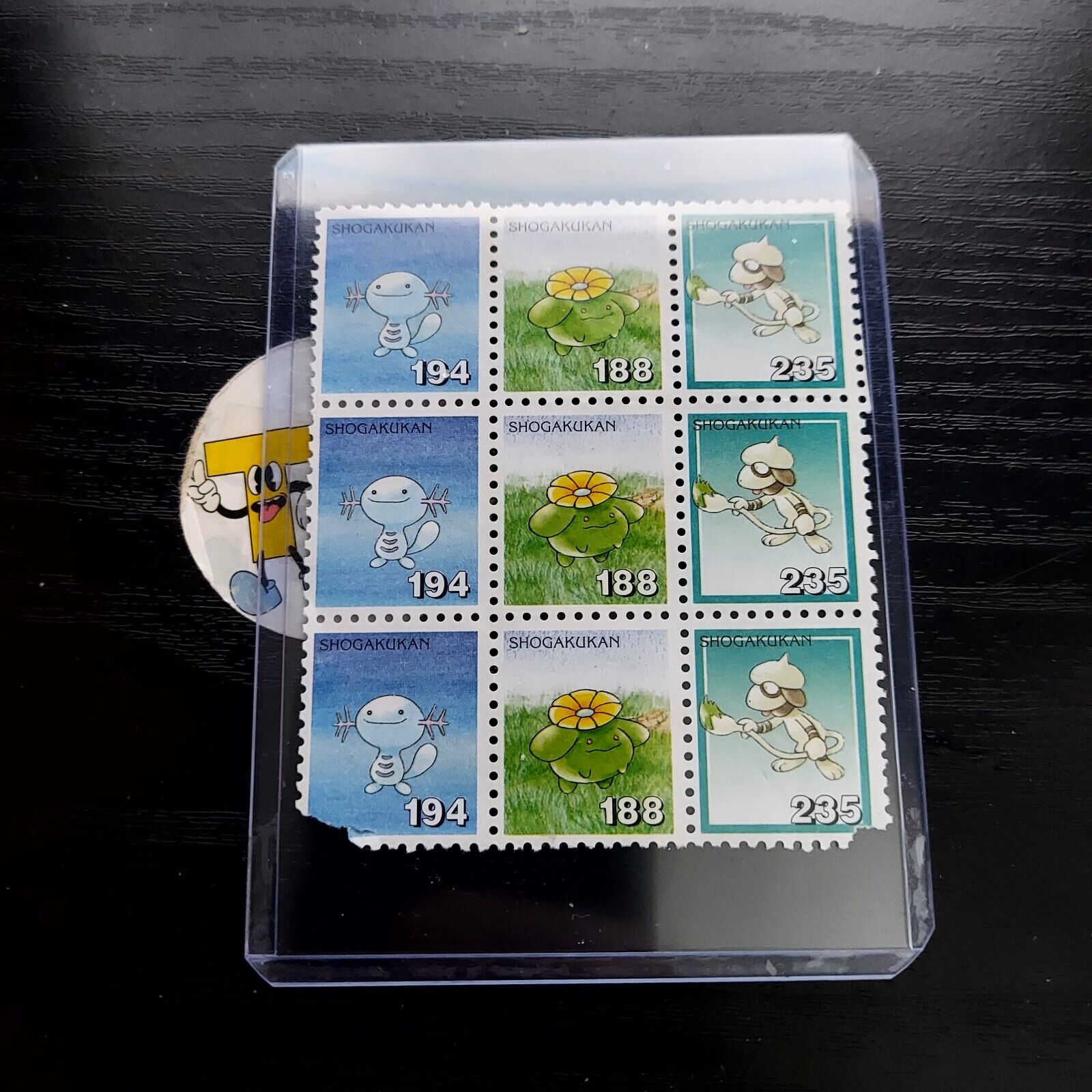Pokemon Shogakukan Uncut Stamps base set card collection Smeargle bundle lot 