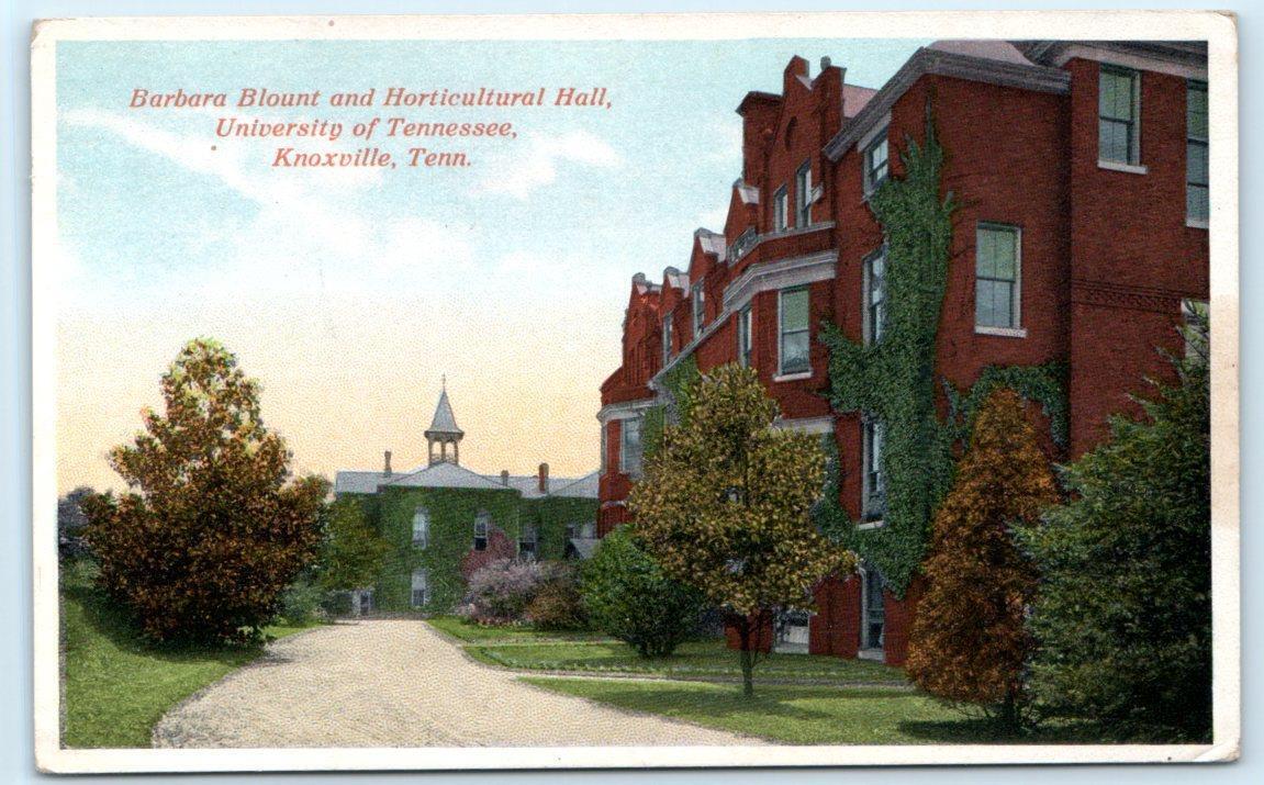 UNIVERSITY of TENNESSEE, Knoxville~ Barbara Blount & Horticultural Hall Postcard