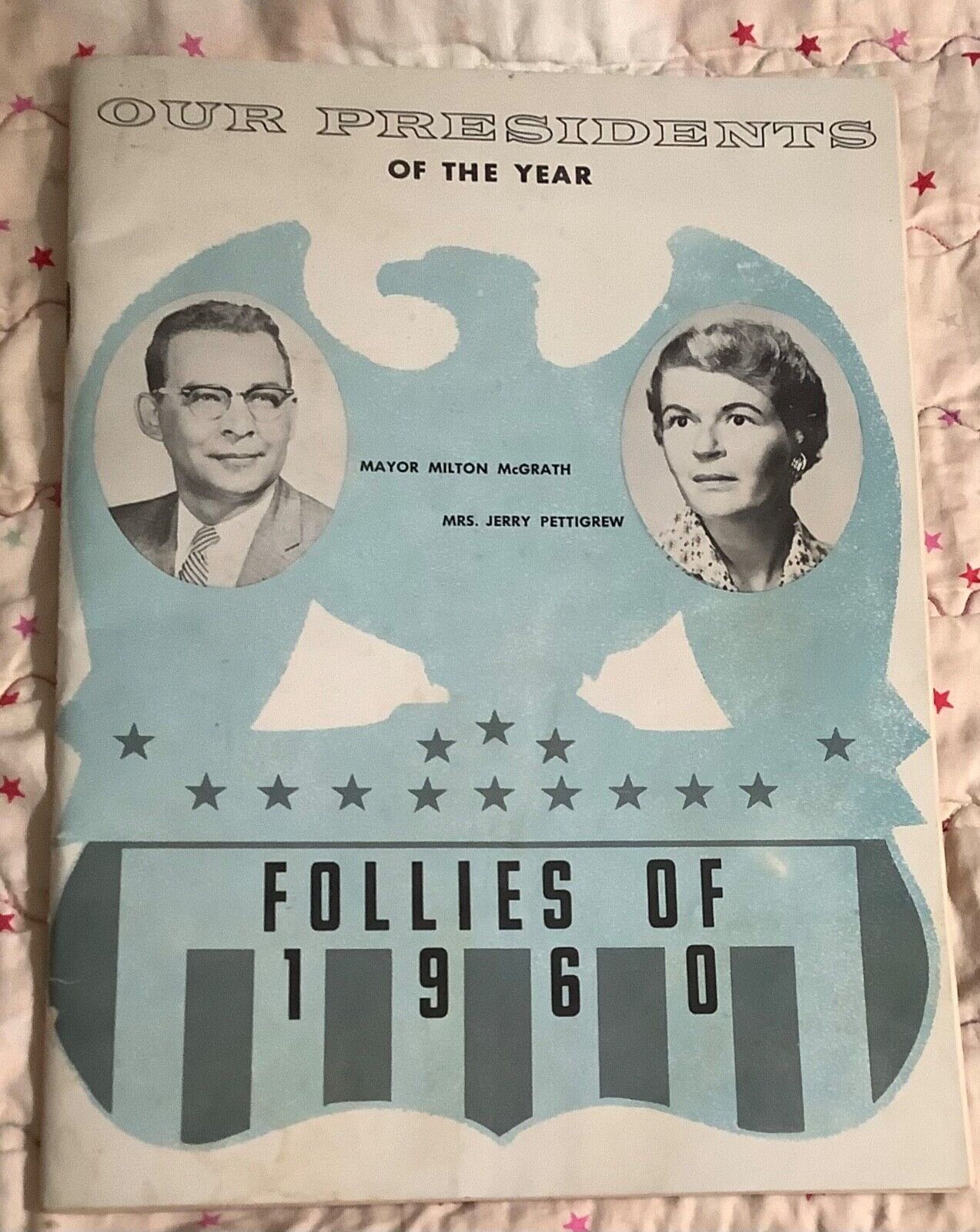 RARE 1960 Melbourne FL Hospital Follies 50-pg Booklet 100+ Ads, 35+, Locals Pics