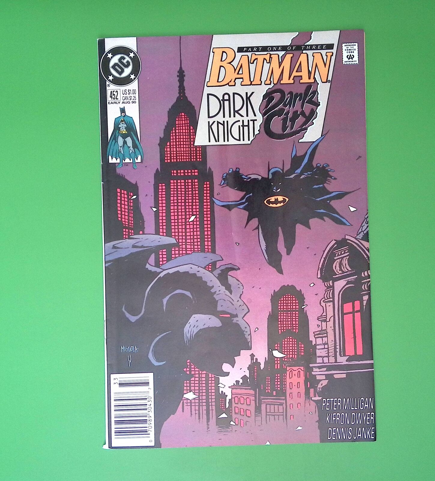 BATMAN #452 VOL. 1 HIGH GRADE NEWSSTAND DC COMIC BOOK TS33-99