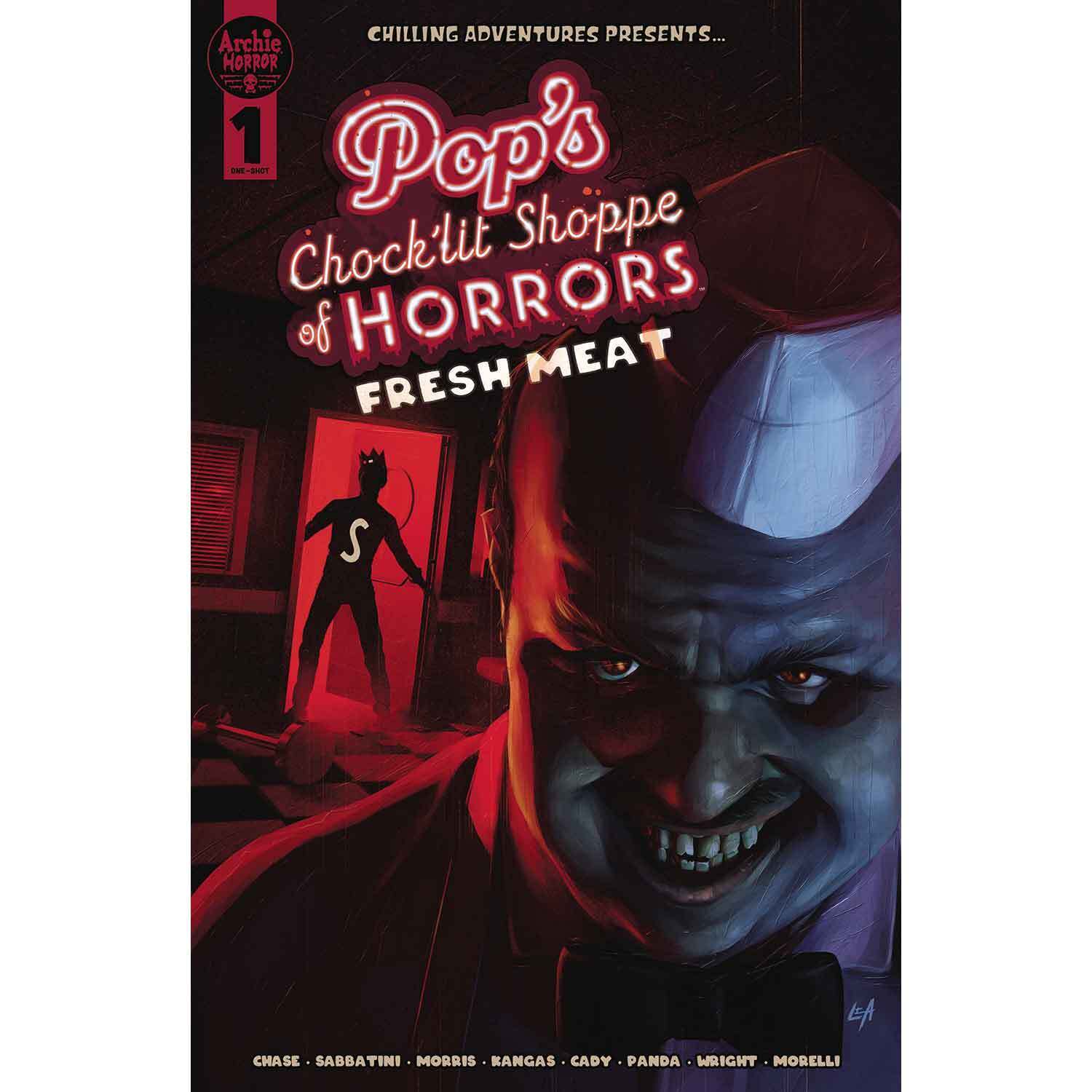 Pops Chocklit Shoppe Of Horrors Fresh Meat Cover B Aaron Lea Archie