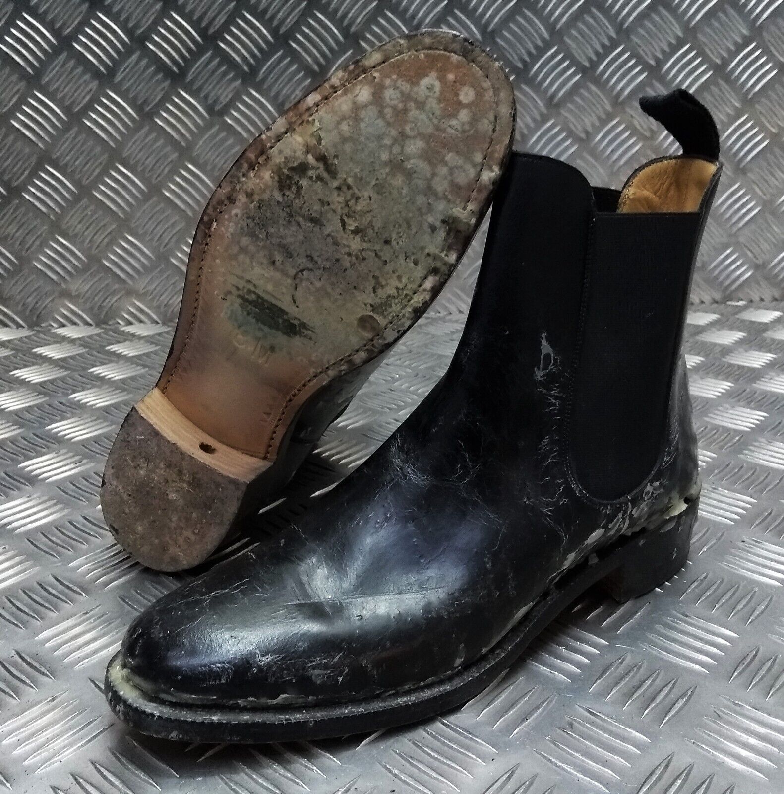 Chelsea Parade Boots Genuine British Military Officers Issue With Spur Housing