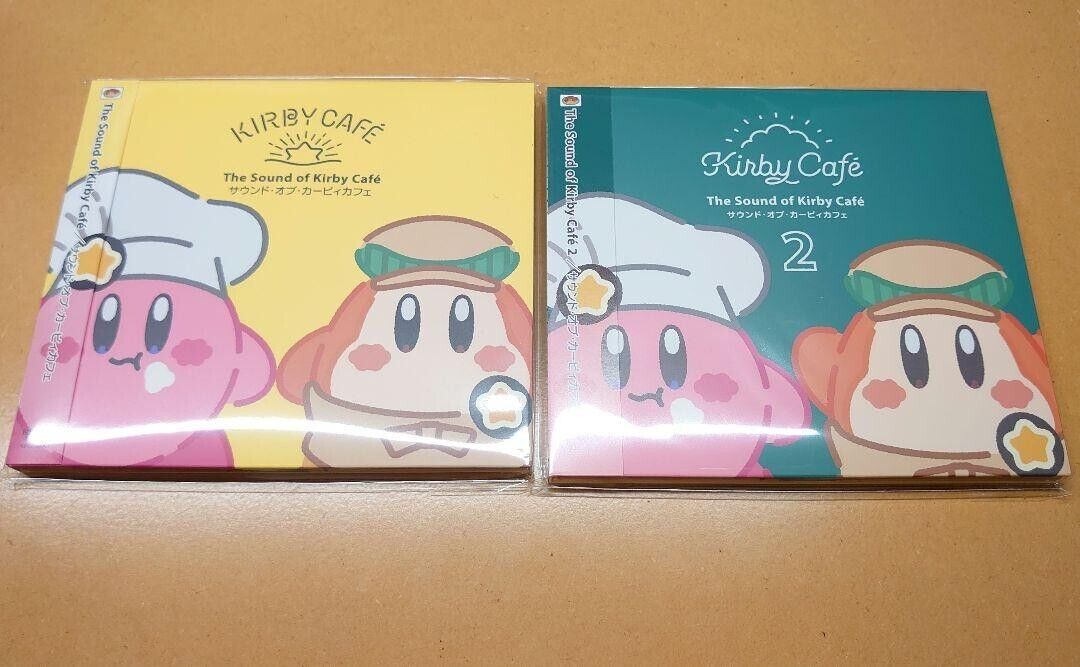 The Sound of Kirby Cafe 1 & 2 CD Set Original Soundtrack Kirby of the Stars JP