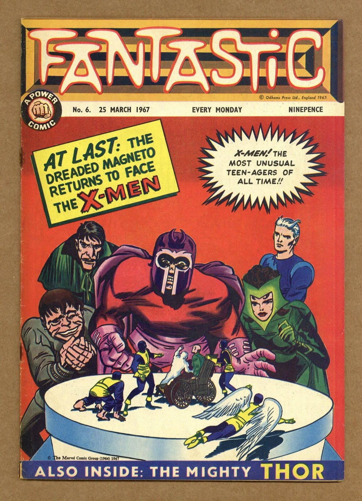 Fantastic Marvel UK #6 VG 4.0 1967