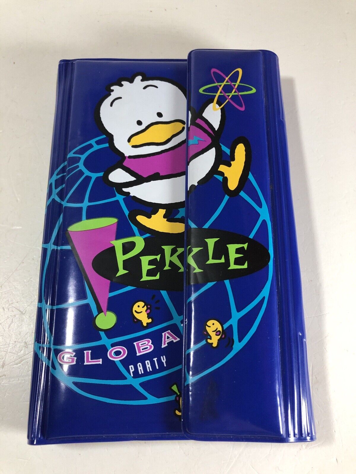 RARE Vintage Sanrio 1996 Pekkle Global Party Schedule & Notes Pad Organizer