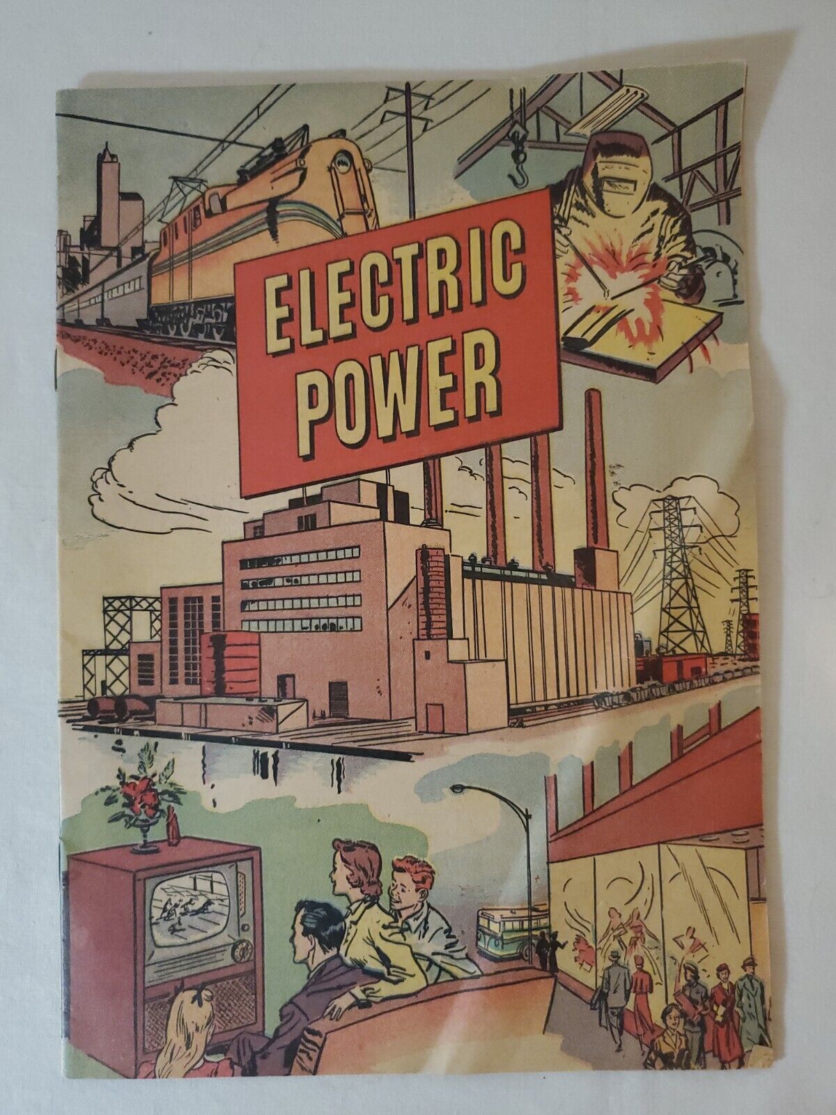 ELECTRIC POWER 1952 WESTINGHOUSE 24p School or Public Educational Comic Book